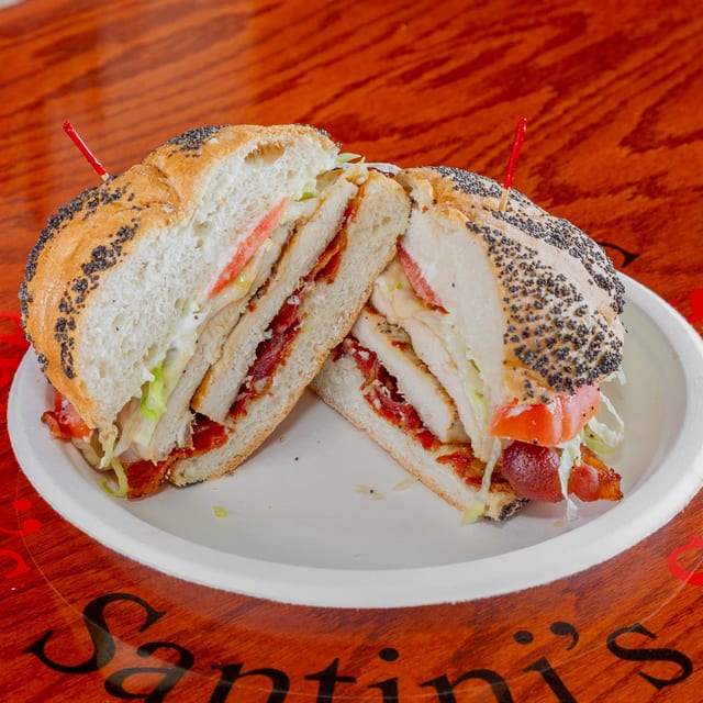 Chicken Club Sandwich.