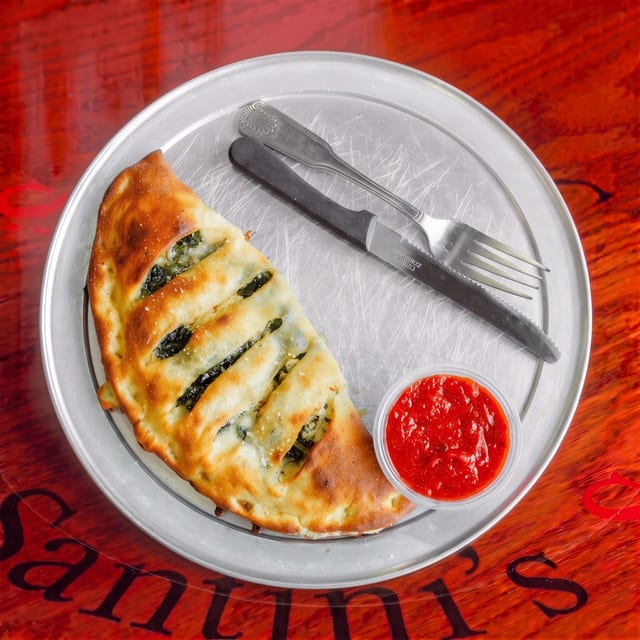 Spinach Calzone.
